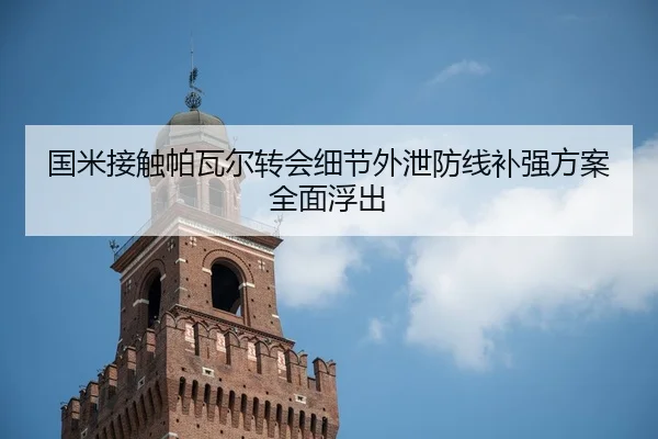 国米接触帕瓦尔转会细节外泄防线补强方案全面浮出